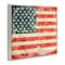 Stupell Industries Rustic American Flag Framed Giclee Art